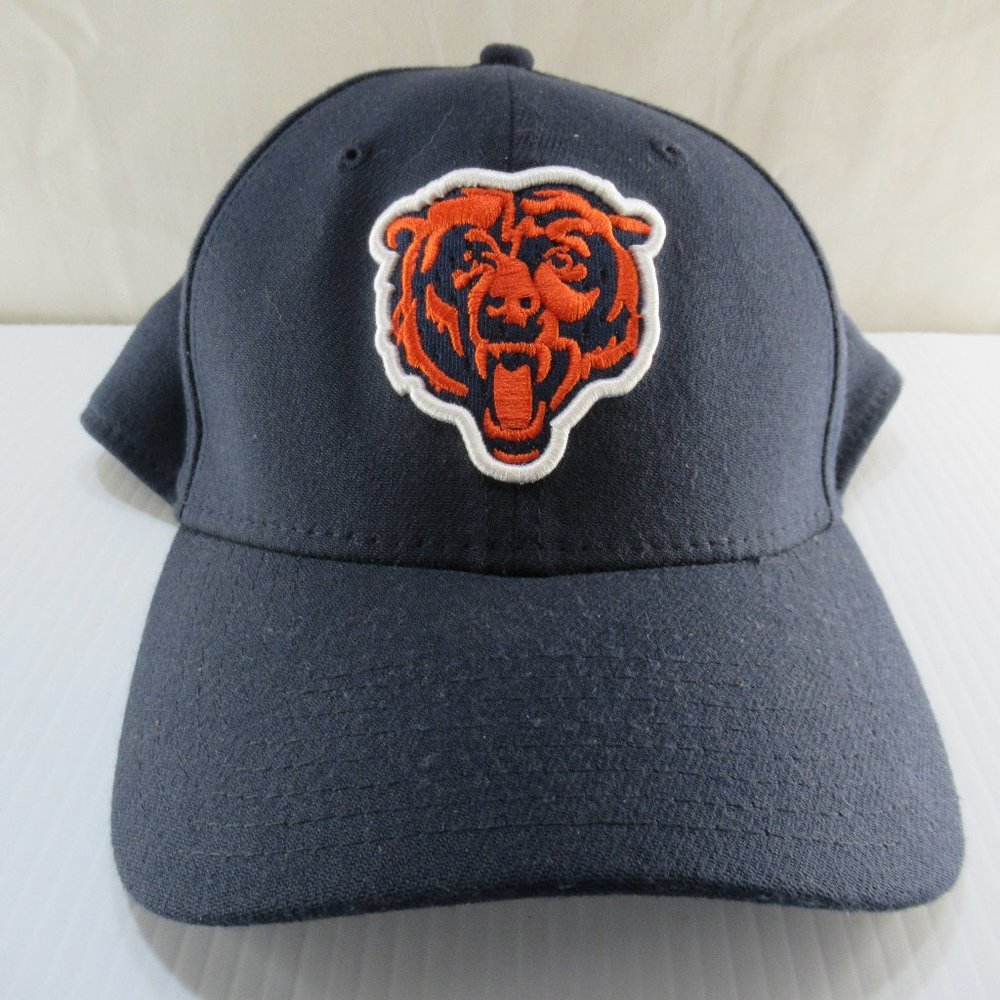 NEW ERA 39 THIRTY NFL CHICAGO BEARS MENS HAT BLACK MEDIUM/LARGE Fitted
